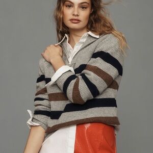 KULE x Anthro striped Morgan sweater